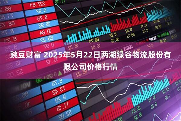 豌豆财富 2025年5月22日两湖绿谷物流股份有限公司价格行情