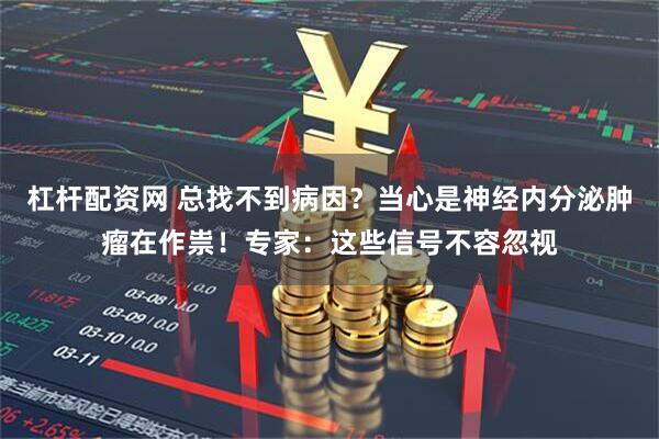 杠杆配资网 总找不到病因？当心是神经内分泌肿瘤在作祟！专家：这些信号不容忽视