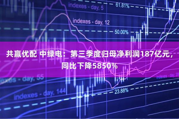 共赢优配 中绿电：第三季度归母净利润187亿元，同比下降5850%